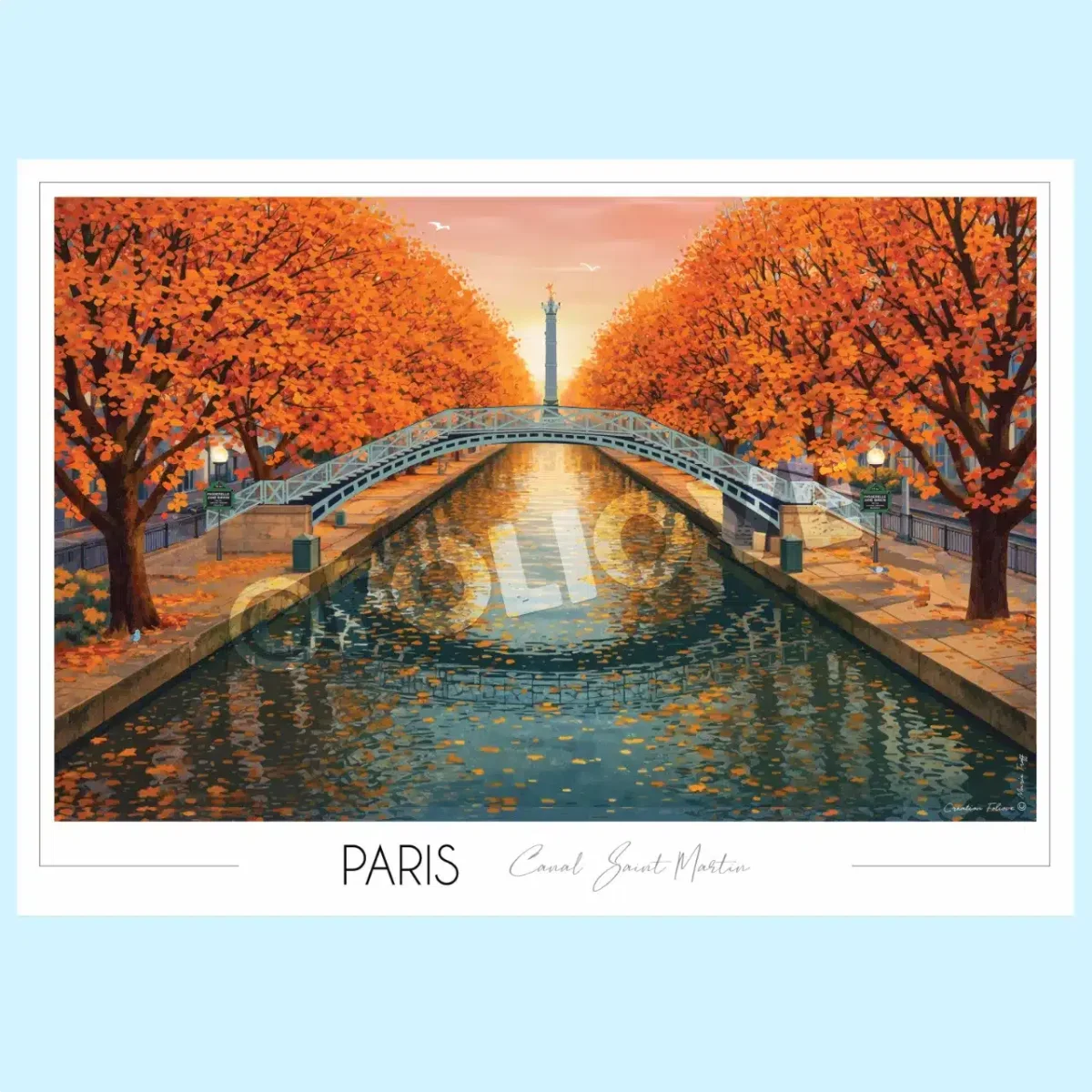 Affiche Paris Canal Saint Martin – Image 2