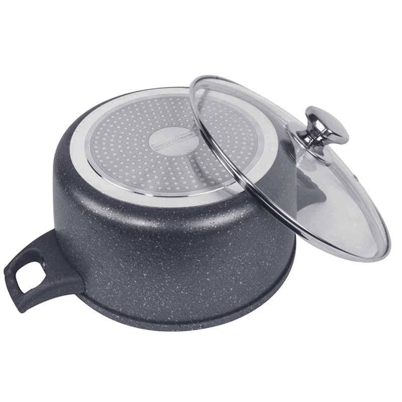 Induction élevée de marbre anti-bâton d'aluminium recherché - 28 cm | Bronkitchen © – Image 5