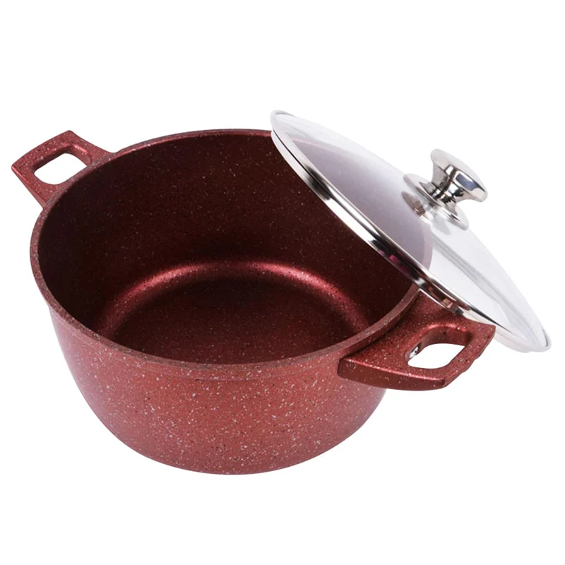 Induction élevée de marbre anti-bâton d'aluminium recherché - 28 cm | Bronkitchen © – Image 6