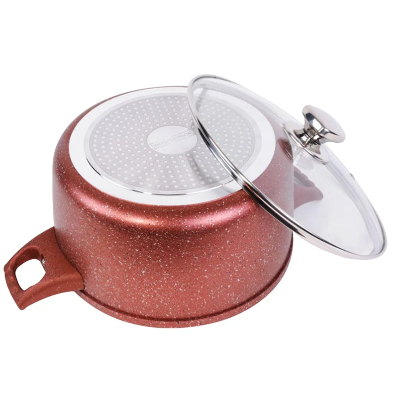 Induction élevée de marbre anti-bâton d'aluminium recherché - 28 cm | Bronkitchen © – Image 7